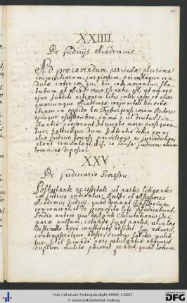 [fol. 14] De iudiciario processu