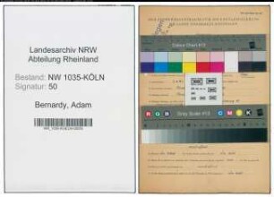 Entnazifizierung Adam Bernardy , geb. 03.06.1893 (Steiger)