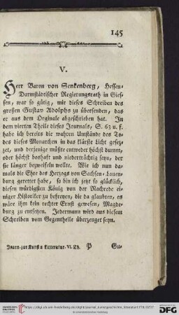 [König Gustav Adolphs Sendschreiben]