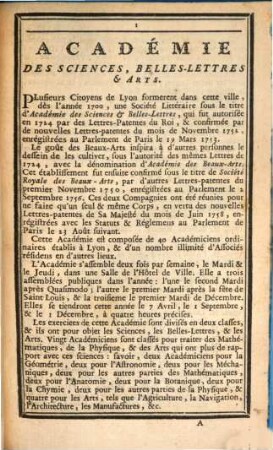 Curiositez de Lyon anciennes et modernes