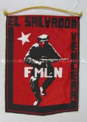 Wimpel der Nationale Befreiungsfront Farabundo Martí El Salvador