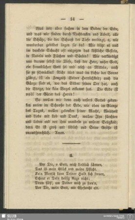 5. Fürchtet Gott