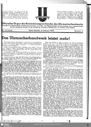 Das Uhrmacherhandwerk leistet mehr!