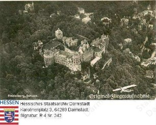 Heidelberg, Schloss, Luftaufnahme