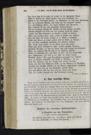 4) Das komische Epos