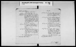 Revision der Stolln im Bergamtsrevier Marienberg