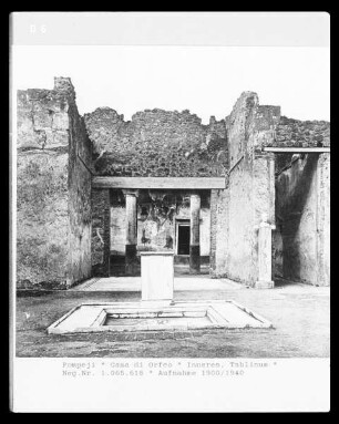 Casa di Vesonius Primus o di Orfeo