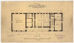 Gutshaus Mendelssohn-Bartholdy (Landhaus Hasenheide), Bernau Umbau: Stall: Grundriss 1:100