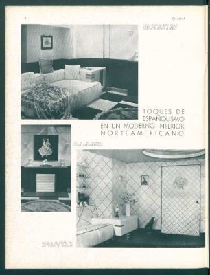 Toques de españolismo en un moderno interior norteamericano