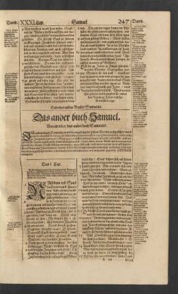 Das ander buch Samuel.