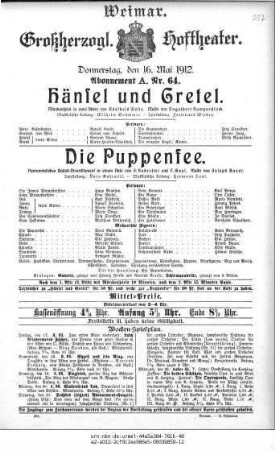 Hänsel und Gretel