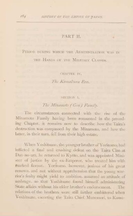 Chapter IV. [I.] The Kamakura era