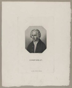 Bildnis des J. J. Rousseau