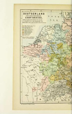Deutschland nach seiner Einteilung in zehn Kreise