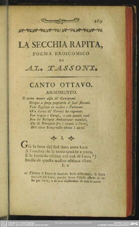 Canto Ottavo