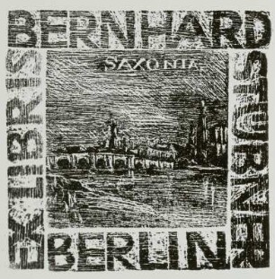 Exlibris für Bernhard Stübner