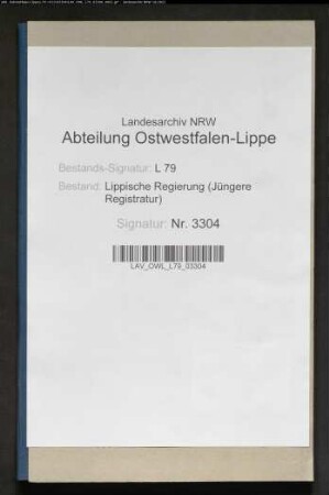 Aufbringung von Wegebaukosten in den Gemeinden - Generalia -