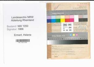 Entnazifizierung Helene Ermert , geb. 11.03.1896 (Lehrerin)