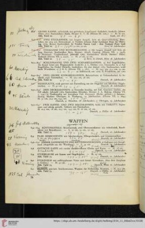 Waffen (Nr. 832-850)