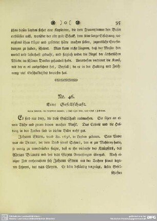 No. 46. [Johann Steen] Eine Gesellschaft
