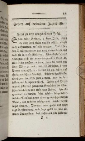 Gebete auf besondere Jahresfeste.