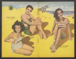 Grace Weigel, Bunny Jaeger, Debby Reynolds - [Ilustración] : Pebetas de PBT