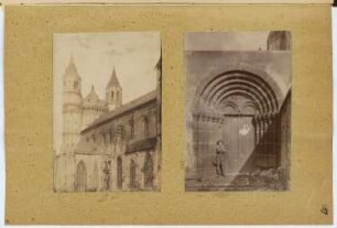 Dom, Worms: Ansicht Portal, Details (aus: Skizzen- und Fotoalbum 7)