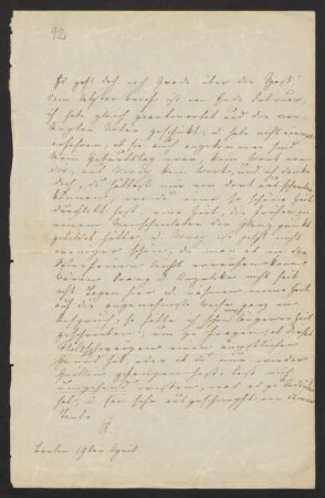 Brief an Sebastian Hensel : 19.04.1852 [Jahr ermittelt]