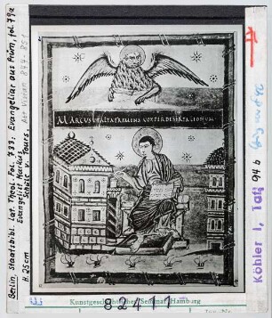 Berlin, Staatsbibliothek: Cod. Theol. Lat. fol. 733, Evangeliar aus Prüm, Evangelist Matthäus