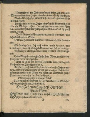Das Zehende Cap: deß Vierdten Buchs Eßdrae.