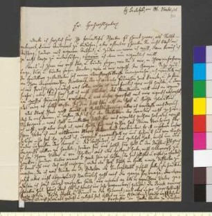 Brief von Martens, Otto an Goethe, Johann Wolfgang von