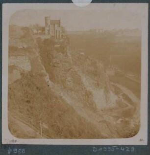 Blick in den Plauenschen Grund mit der Begerburg nach Nordosten