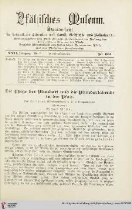 Nr. 7 (Juli 1905)