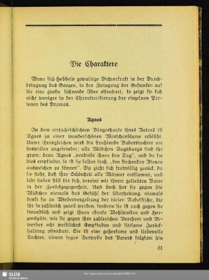 Die Charaktere