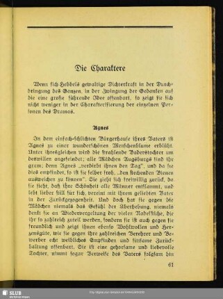 Die Charaktere