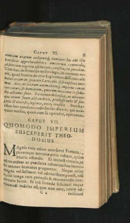 Caput VII. Quomodo Imperium Susceperit Theodosius.