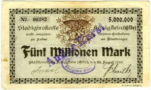 Fünf Millionen Mark