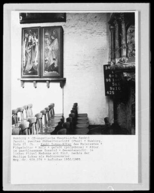 Sankt Lukas-Altar des Maleramtes — Altar in geschlossenem Zustand