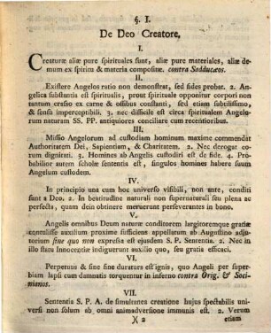 Theses theol. dogm. schol. de Deo creatore et sanctificante per gratiam iuxta mentem S. P. Augustini