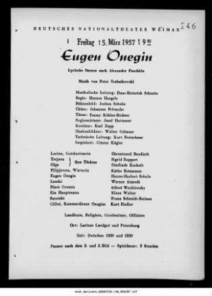 Eugen Onegin