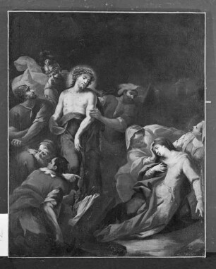 Christus mit Maria am Kreuzweg