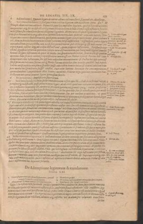 De Ademptione legatorum & translatione. Titulus XXI.
