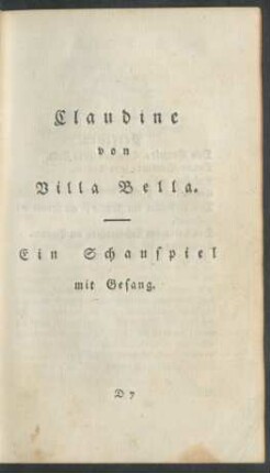 Claudine von Villa Bella
