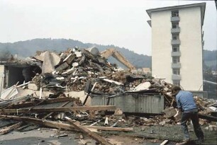 Freiburg: Abriss Wohnhaus Runzstraße