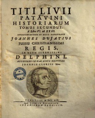 Titi Livii Patavini historiarum libri qui extant, 2