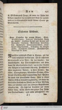 Siebenter Abschnitt