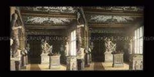 Skulpturen im Niobesaal, Saal 42, der Uffizien, Florenz