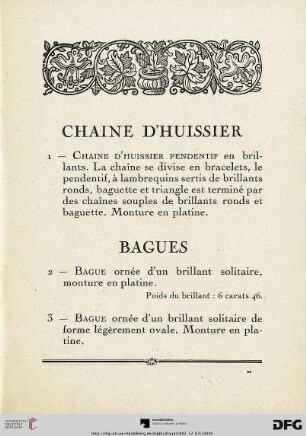 Bagues (Nr.2-18)