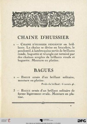 Bagues (Nr.2-18)