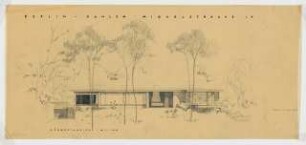 Villa Ollk Miquelstraße 16, Berlin-Schmargendorf: Ansicht 1:100